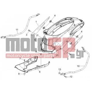 PIAGGIO - LIBERTY 125 4T 2006 - Body Parts - Side skirts - Spoiler - 259830 - ΒΙΔΑ SCOOTER