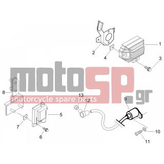 PIAGGIO - LIBERTY 125 4T 2007 - Electrical - Voltage regulator -Electronic - Multiplier - 969348 - ΠΙΠΑ ΜΠΟΥΖΙ VESPA-SCOOTER