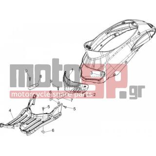 PIAGGIO - LIBERTY 125 4T 2V IE PTT (I) 2012 - Εξωτερικά Μέρη - Central fairing - Sill - 259830 - ΒΙΔΑ SCOOTER