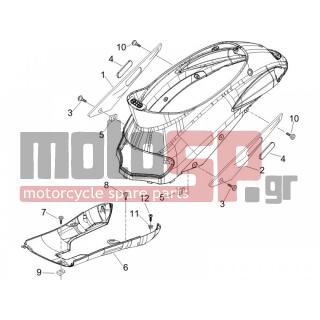 PIAGGIO - LIBERTY 125 4T 2V IE PTT (I) 2012 - Body Parts - Side skirts - Spoiler - 259577 - ΒΙΔΑ