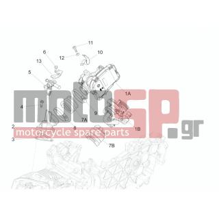 PIAGGIO - LIBERTY 125 4T 3V IE E3 2013 - Engine/Transmission - Throttle body - Injector - Fittings insertion - CM088109 - ΠΕΤΑΛΟΥΔΑ INJECT+ΗΛΕΚΤΡ LIBERTY 125 3V