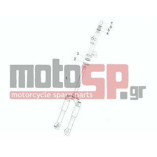 PIAGGIO - LIBERTY 125 4T DELIVERY E3-NEXIVE 2015 2008 - Suspension - Fork / bottle steering - Complex glasses - 667080 - ΠΙΡΟΥΝΙ LIBERTY RST-PTT