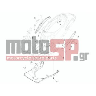 PIAGGIO - LIBERTY 125 4T DELIVERY E3-NEXIVE 2015 2008 - Body Parts - Side skirts - Spoiler - 258249 - ΒΙΔΑ M4,2x19 (ΛΑΜΑΡΙΝΟΒΙΔΑ)