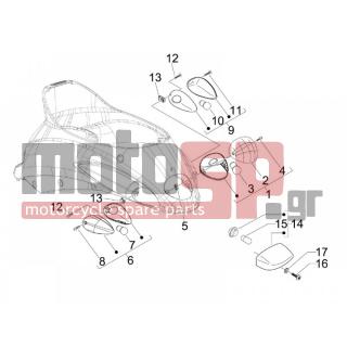 PIAGGIO - LIBERTY 125 4T DELIVERY E3-NEXIVE 2015 2008 - Electrical - Lights back - Flash - 267115 - ΒΙΔΑ M4X16
