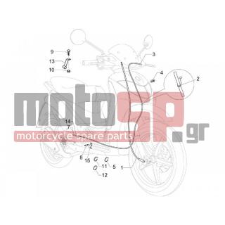 PIAGGIO - LIBERTY 125 4T SPORT 2006 - Frame - cables - 179640 - ΜΠΑΛΑΚΙ ΝΤΙΖΑΣ ΦΡΕΝΟΥ