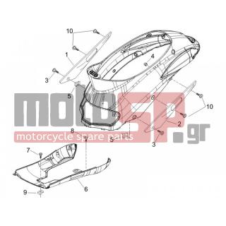 PIAGGIO - LIBERTY 125 4T SPORT 2006 - Body Parts - Side skirts - Spoiler - 259830 - ΒΙΔΑ SCOOTER