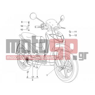 PIAGGIO - LIBERTY 125 4T SPORT E3 2007 - Frame - cables - 270310 - ΡΕΓΟΥΛΑΤΟΡΟΣ ΦΡ SCOOTER