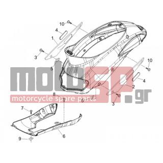 PIAGGIO - LIBERTY 125 4T SPORT E3 2008 - Body Parts - Side skirts - Spoiler - 259830 - ΒΙΔΑ SCOOTER