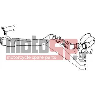 PIAGGIO - LIBERTY 125 LEADER < 2005 - Engine/Transmission - cooling pipe strap-insertion tube - 270793 - ΒΙΔΑ D3,8x16