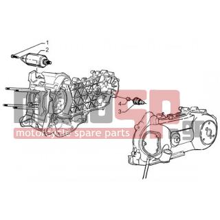 PIAGGIO - LIBERTY 125 LEADER RST < 2005 - Electrical - electric starter - 31091 - Βίδα TE M6x22