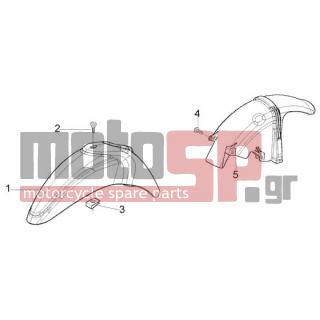 PIAGGIO - LIBERTY 125 LEADER RST < 2005 - Body Parts - Fender front and back - 575249 - ΒΙΔΑ M6x22 ΜΕ ΑΠΟΣΤΑΤΗ