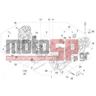PIAGGIO - LIBERTY 150 4T E3 MOC 2013 - Engine/Transmission - OIL PAN - 830061 - ΠΑΞΙΜΑΔΙ M5X16