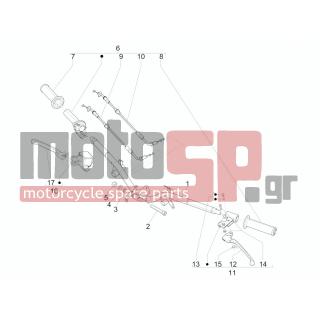 PIAGGIO - LIBERTY 150 4T E3 MOC 2011 - Frame - Wheel - brake Antliases