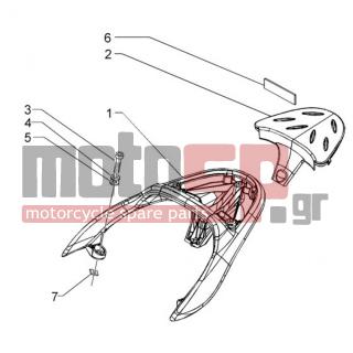 PIAGGIO - BEVERLY 200 < 2005 - Body Parts - grid back - 597150 - ΒΙΔΑ