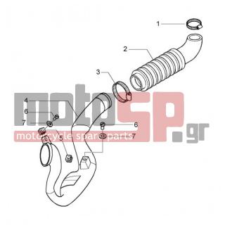 PIAGGIO - BEVERLY 200 < 2005 - Engine/Transmission - cooling pipe strap