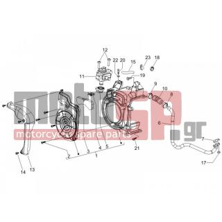 PIAGGIO - LIBERTY 200 4T E3 2007 - Engine/Transmission - Secondary air filter casing - 834476 - ΚΑΠΑΚΙ ΒΟΛΑΝ LIB RST 125/200-FLY