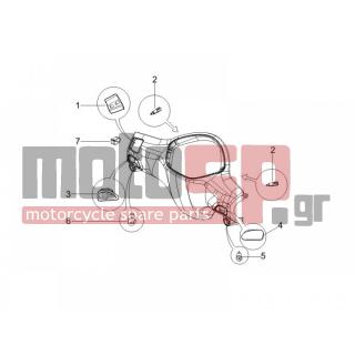 PIAGGIO - LIBERTY 200 4T SPORT E3 2006 - Electrical - Switchgear - Switches - Buttons - Switches - 583575 - ΒΑΛΒΙΔΑ ΜΑΝ ΣΤΟΠ-ΜΙΖΑ SCOOTER (ΠΡΙΖΑ)
