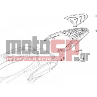 PIAGGIO - LIBERTY 200 4T SPORT E3 2006 - Body Parts - grid back - 254485 - ΑΣΦΑΛΕΙΑ ΜΕΓΑΛΗ (6Χ100 MM)