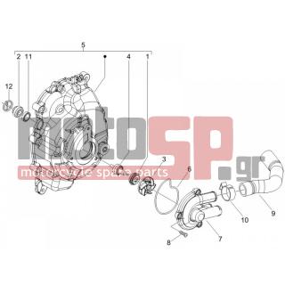 PIAGGIO - BEVERLY 250 2005 - Engine/Transmission - WHATER PUMP - CM001908 - ΚΟΛΙΕΣ D.30,8 S.0,6 L.7