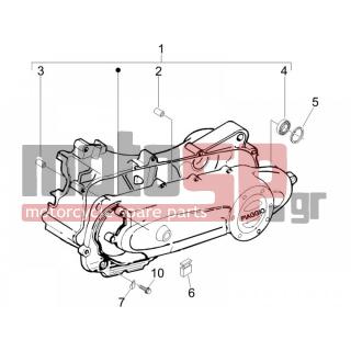 PIAGGIO - LIBERTY 50 2T 2006 - Engine/Transmission - COVER sump - the sump Cooling - 431860 - ΟΔΗΓΟΣ 0=12X8-8