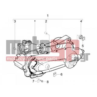 PIAGGIO - LIBERTY 50 2T 2008 - Engine/Transmission - COVER sump - the sump Cooling