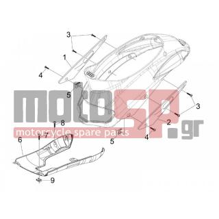 PIAGGIO - LIBERTY 50 2T 2008 - Body Parts - Side skirts - Spoiler - 259349 - ΒΙΔΑ 4,2X13