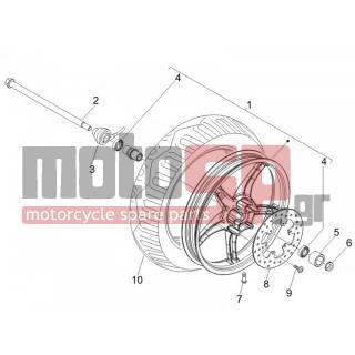 PIAGGIO - LIBERTY 50 2T 2008 - Frame - front wheel - 270991 - ΒΑΛΒΙΔΑ ΤΡΟΧΟΥ TUBELESS D=12mm