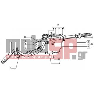 PIAGGIO - LIBERTY 50 2T RST < 2005 - Frame - steering parts - 223605 - Βίδα