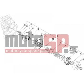 PIAGGIO - LIBERTY 50 2T SPORT 2006 - Engine/Transmission - drifting pulley - 483443 - ΚΑΠΕΛΑΚΙ ΚΟΜΠΛΕΡ