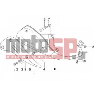 PIAGGIO - LIBERTY 50 2T SPORT 2008 - Exhaust - silencers