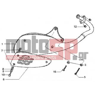 PIAGGIO - LIBERTY 50 4T < 2005 - Exhaust - Exhaust - 16405 - Spring washer 8,5x5,1x1,5