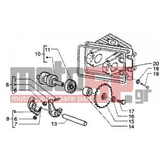 PIAGGIO - LIBERTY 50 4T < 2005 - Engine/Transmission - Rockers - camshaft - 9692695 - ΚΟΚΟΡΑΚΙ ZIP 4T-FLY 100