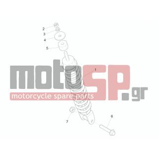PIAGGIO - LIBERTY 50 4T MOC 2012 - Suspension - Place BACK - Shock absorber - 268158 - ΒΙΔΑ ΠΙΣΩ ΑΜΟΡΤΙΣΕΡ GP800