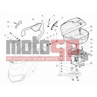 PIAGGIO - LIBERTY 50 4T MOC 2010 - Body Parts - grid back - 656894 - ΒΙΔΑ TORX