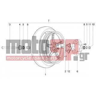 PIAGGIO - LIBERTY 50 4T RST < 2005 - Frame - FRONT wheel - 271740 - ΠΑΞΙΜΑΔΙ ΜΠΡ ΤΡ TYPHOON-X8-SHIVER-DORSO