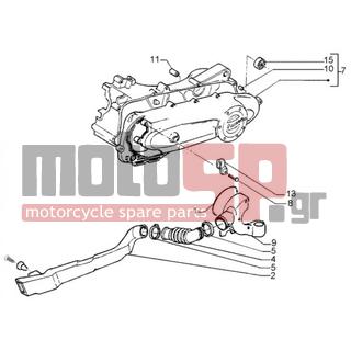 PIAGGIO - LIBERTY 50 4T RST < 2005 - Engine/Transmission - CLUTCH COVER - CM023802 - ΣΩΛΗΝΑΣ ΑΕΡΑΓ ΙΜΑΝΤΑ LIBERTY 50 RST 4T