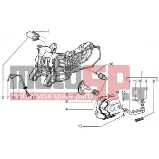 PIAGGIO - LIBERTY 50 4T RST < 2005 - Electrical - IGNITION - STARTER LEVER - 6416 - Δακτύλιος Seeger