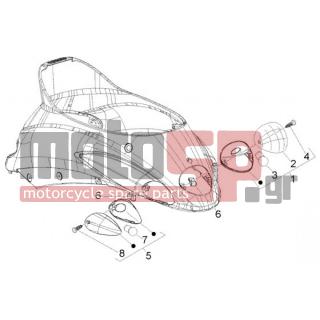 PIAGGIO - LIBERTY 50 4T RST < 2005 - Electrical - lights back - 580425 - ΦΑΝΟΣ ΠΙΣΩ LIBERTY 125/RST