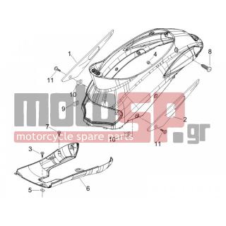 PIAGGIO - LIBERTY 50 4T SPORT 2006 - Body Parts - Side skirts - Spoiler - 259577 - ΒΙΔΑ