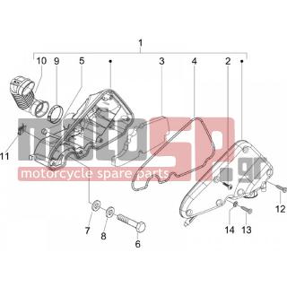 PIAGGIO - LIBERTY 50 4T SPORT 2006 - Engine/Transmission - Air filter - 830056 - ΠΛΑΚΑΚΙ
