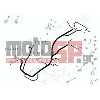 PIAGGIO - MEDLEY 125 4T IE ABS 2016 - Electrical - Complex harness - 582928 - ΤΑΠΑ ΣΥΝΔΕΣΜΟΥ ΔΙΑΓΝΩΣΗΣ Χ10 3ΔΡΟΜ