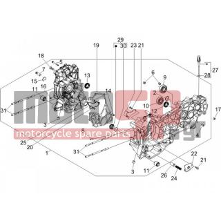 PIAGGIO - MP3 125 2006 - Engine/Transmission - OIL PAN - 829661 - ΒΑΛΒΙΔΑ BY-PASS GT-ET4 150-SK-NEXUS-X8