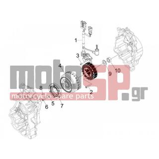 PIAGGIO - MP3 125 IE TOURING 2011 - Κινητήρας/Κιβώτιο Ταχυτήτων - flywheel magneto