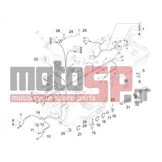 PIAGGIO - MP3 125 IE TOURING 2011 - Electrical - Complex harness - 642549 - ΚΑΛΩΔΙΩΣΗ ΣΕΝΣΟΡΑ ΤΑΧΥΤ MP3-YOUR-FUOC ΔΕ