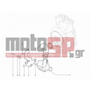 PIAGGIO - MP3 125 YOURBAN ERL 2012 - Engine/Transmission - WHATER PUMP - 876400 - ΒΑΣΗ ΤΡΟΜΠΑΣ ΝΕΡΟΥ SCOOTER 125 4T