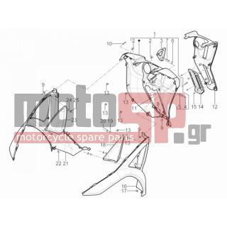 PIAGGIO - MP3 125 YOURBAN ERL 2012 - Body Parts - Storage Front - Extension mask - CM178608 - ΒΙΔΑ TORX