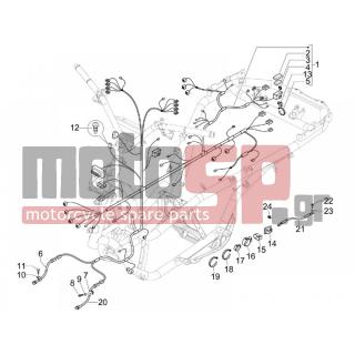 PIAGGIO - MP3 250 2007 - Electrical - Complex harness - 434541 - ΒΙΔΑ M6X16 SCOOTER CL10,9