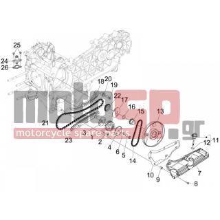 PIAGGIO - MP3 250 IE LT 2008 - Engine/Transmission - OIL PUMP - 82649R - ΚΑΔΕΝΑ ΤΡ ΛΑΔΙΟΥ SCOOTER 125300 CC 4T