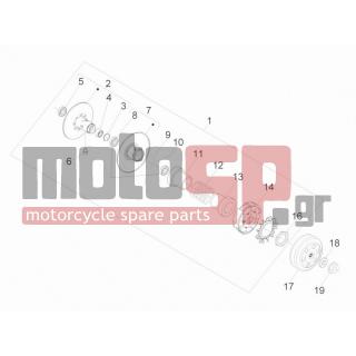PIAGGIO - MP3 300 IE LT TOURING 2013 - Engine/Transmission - drifting pulley - 486324 - ΠΑΞΙΜΑΔΙ ΑΣΦΑΛΕΙΑΣ SCOOTER 125300
