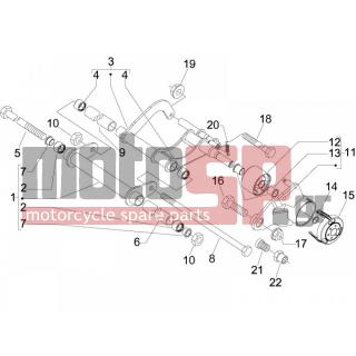PIAGGIO - MP3 300 IE TOURING 2012 - Suspension - rocking arm - 655151 - ΚΑΠΑΚΙ ΣΥΝΕΜΠΛΟΚ SCOOTER 125250
